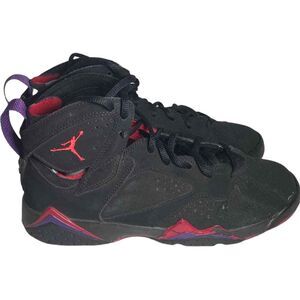 2012 Nike Air Jordan Retro GS Raptor Black Red Sneakers Shoes Boys 304774 6.5Y
